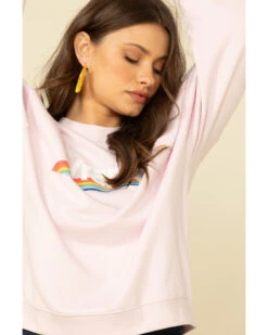 Wrangler Retro Women's Lilac High Rib Pullover -Modern Fashion Sales 2000308273 530 P4