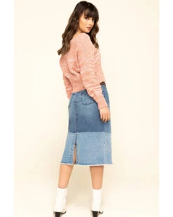 Billy T Women's Colorblock Denim Skirt 11 Billy T Women's Colorblock Denim Skirt -Modern Fashion Sales 2000315012 400 P5