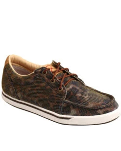 Twisted X Women's Leopard Brown Casual Sneakers - Moc Toe