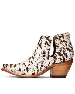 Ariat Women's Dixon Hair-On Cow Print Fashion Booties - Snip Toe -Modern Fashion Sales 2000321323 900 P2