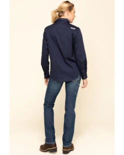 Ariat Women's Rebar Mid Rise Durastretch Nightride Riveter Work Straight Jeans