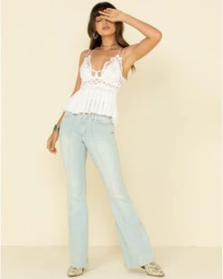 Free People Women's Adella Cami Lace Ruffled Tank Top -Modern Fashion Sales 2000325212 100 P3