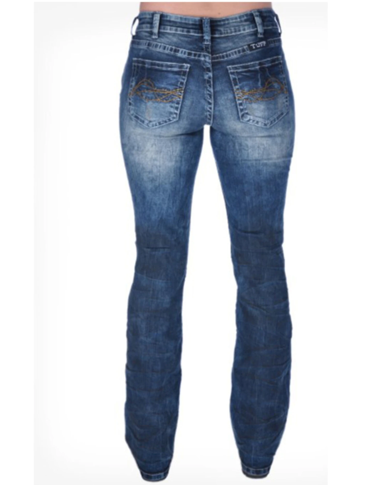 Cowgirl Tuff Women's Down N' Dirty Bootcut Jeans 2 Cowgirl Tuff Women's Down N' Dirty Bootcut Jeans - Image 2