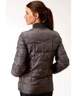 Roper Women's Gray Poly Quilted Jacket -Modern Fashion Sales 2000326905 020 P2