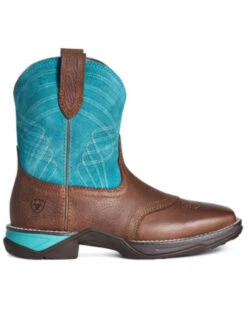 Ariat Women's Anthem Shortie Western Performance Boots - Square Toe