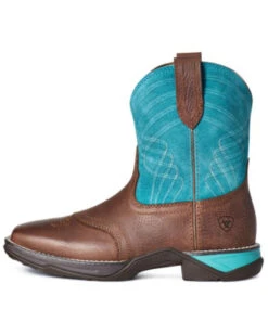 Ariat Women's Anthem Shortie Western Performance Boots - Square Toe -Modern Fashion Sales 2000331046 200 P3
