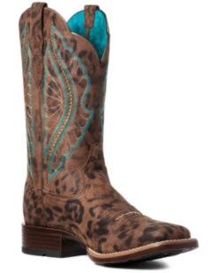 Ariat Women's Leopard Primetime Western Performance Boots - Broad Square Toe 11 Ariat Women's Leopard Primetime Western Performance Boots - Broad Square Toe -Modern Fashion Sales 2000331107 200 P1