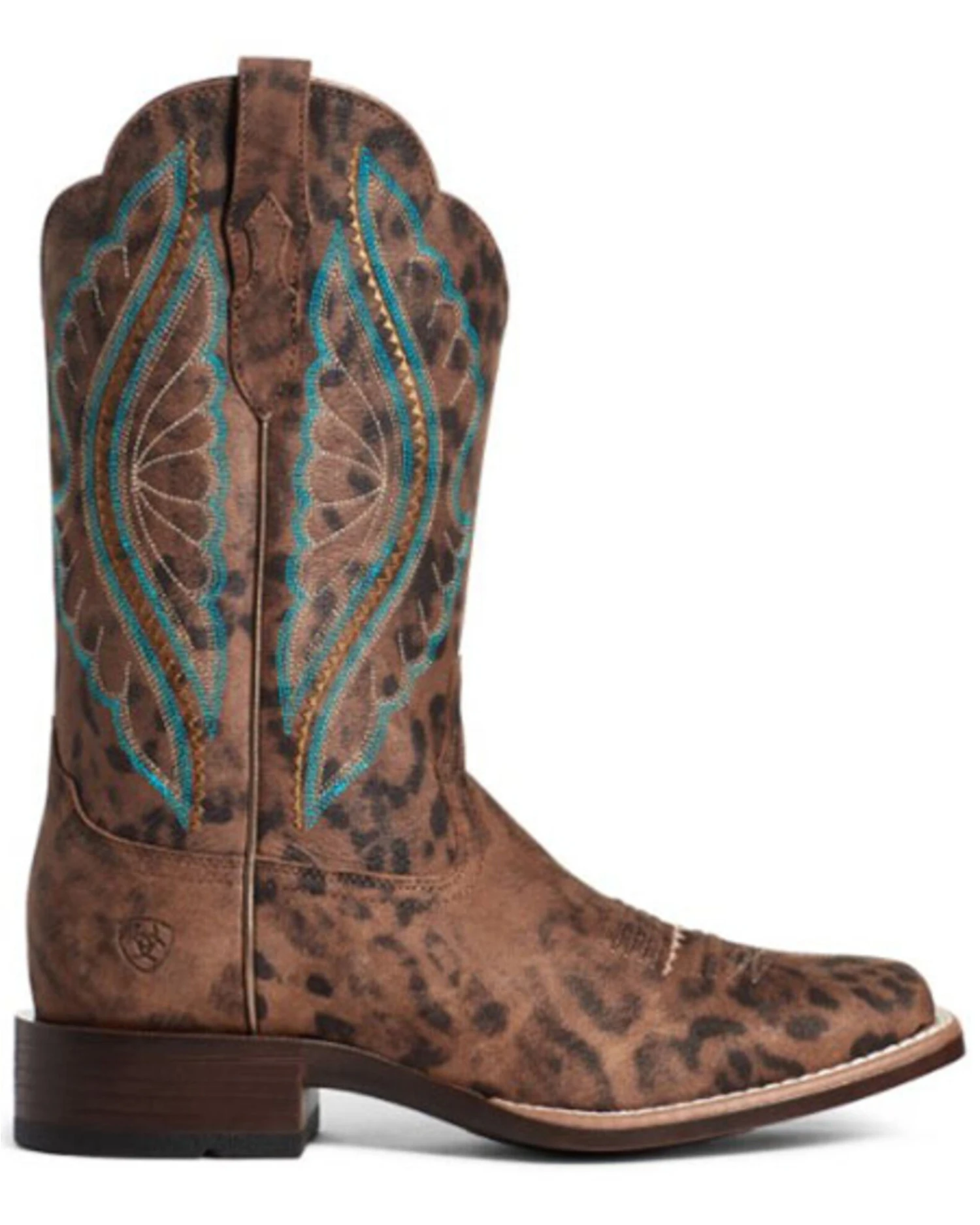 Ariat Women's Leopard Primetime Western Performance Boots - Broad Square Toe 5 Ariat Women's Leopard Primetime Western Performance Boots - Broad Square Toe - Image 5