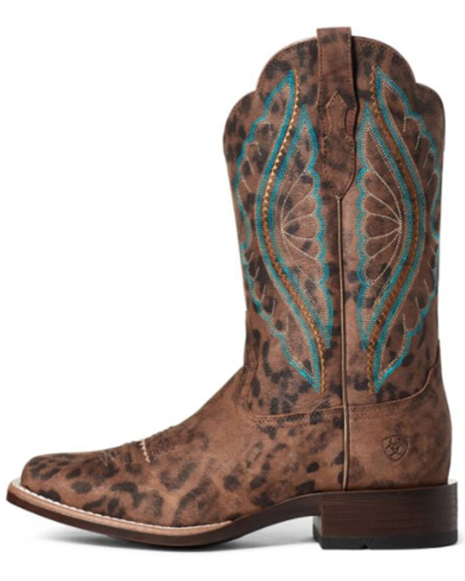 Ariat Women's Leopard Primetime Western Performance Boots - Broad Square Toe 3 Ariat Women's Leopard Primetime Western Performance Boots - Broad Square Toe - Image 3