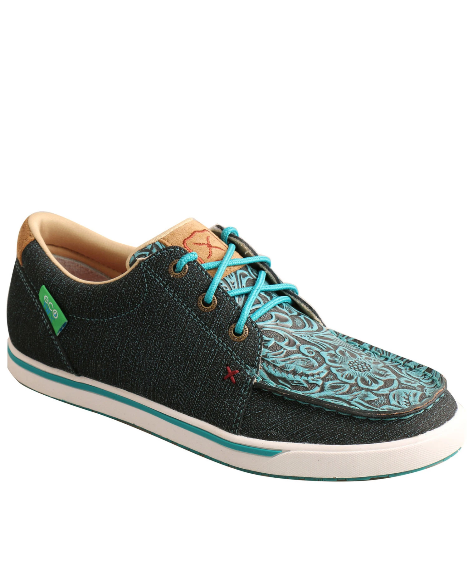 Twisted X Women's Dark Teal Casual Shoes - Moc Toe 3 Twisted X Women's Dark Teal Casual Shoes - Moc Toe - Image 3