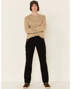 Wrangler Women's Black Ranger Straight Leg Work Pants 6 Wrangler Women's Black Ranger Straight Leg Work Pants -Modern Fashion Sales 2000331653 001 P1