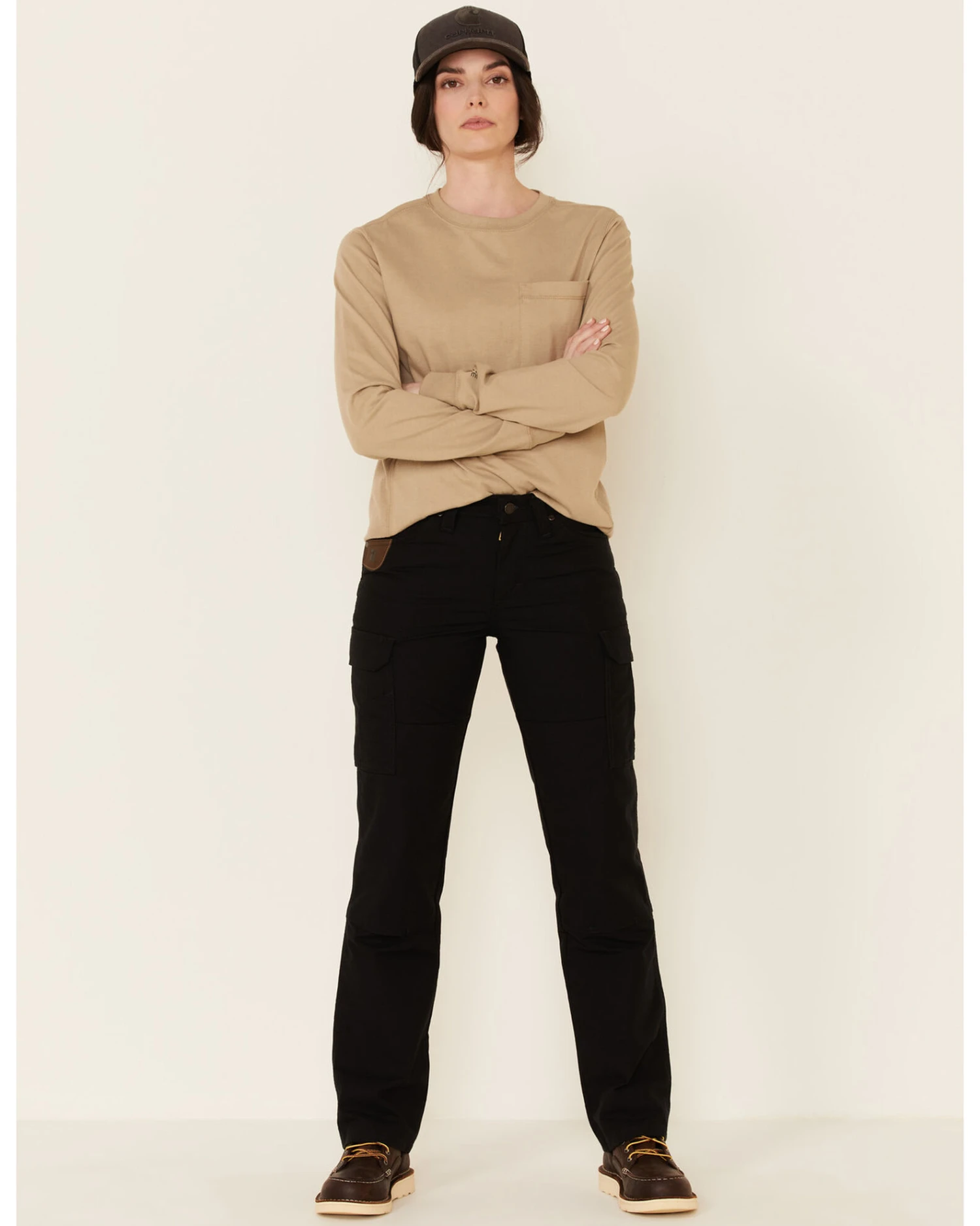 Wrangler Women's Black Ranger Straight Leg Work Pants 3 Wrangler Women's Black Ranger Straight Leg Work Pants - Image 3