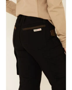 Wrangler Women's Black Ranger Straight Leg Work Pants 7 Wrangler Women's Black Ranger Straight Leg Work Pants -Modern Fashion Sales 2000331653 001 P3
