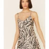 Show Me Your Mumu Women's Zio Zebra Print Dress