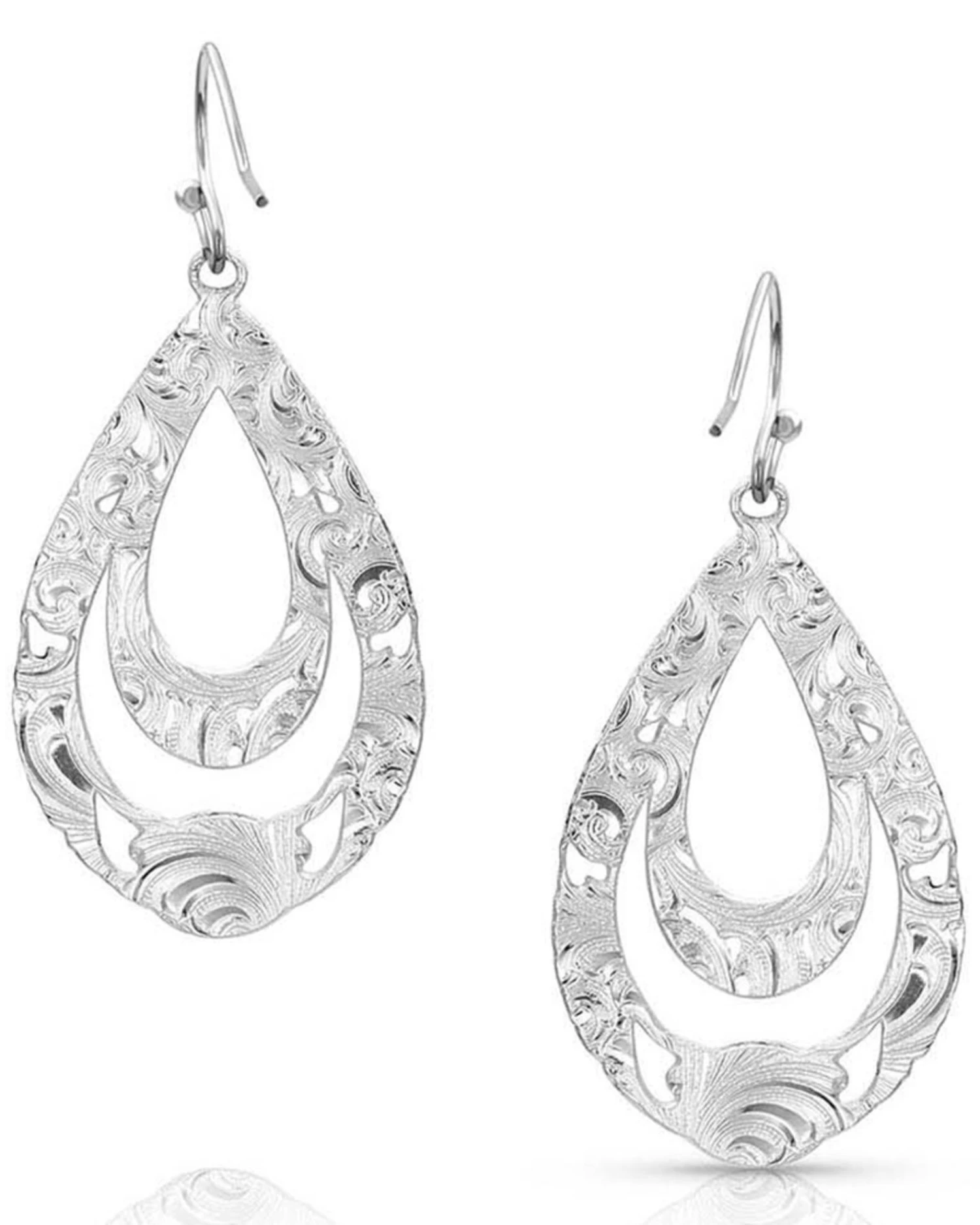 Montana Silversmiths Women's Hidden Canyon Turquoise Earrings 1 Montana Silversmiths Women's Hidden Canyon Turquoise Earrings