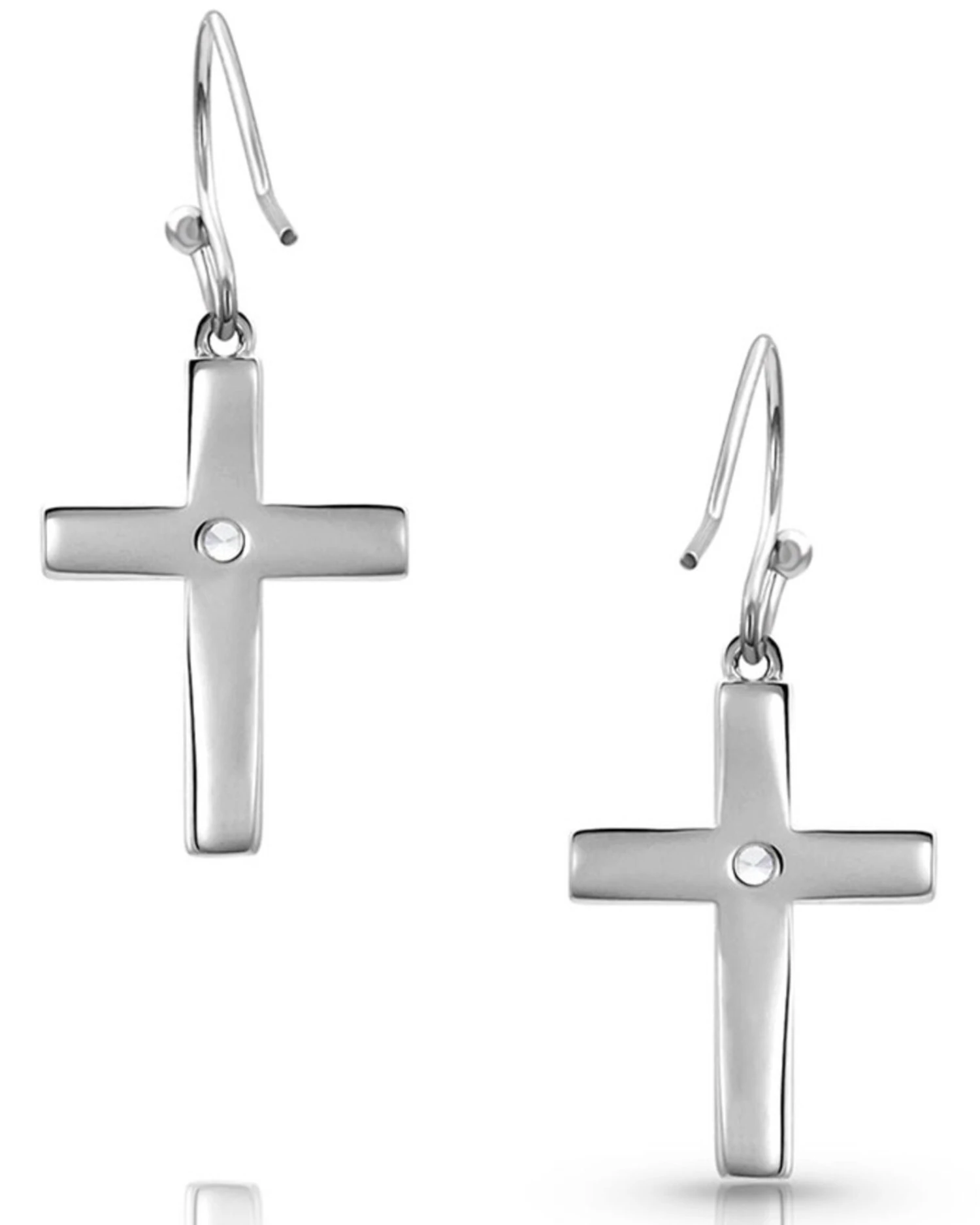 Montana Silversmiths Women's River Of Lights Opal Cross Earrings 1 Montana Silversmiths Women's River Of Lights Opal Cross Earrings