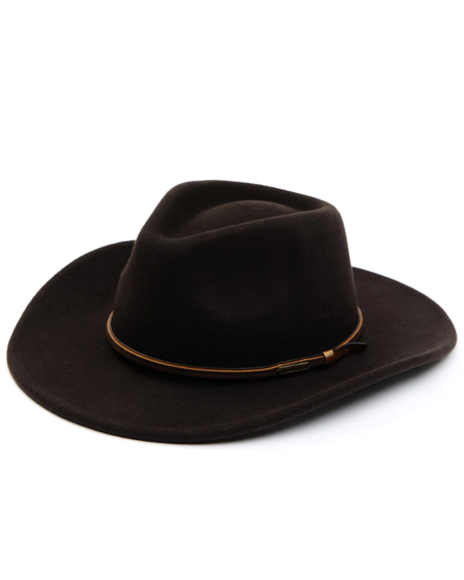 Cody James Men's Brown Wool Felt Western Hat 2 Cody James Men's Brown Wool Felt Western Hat - Image 2