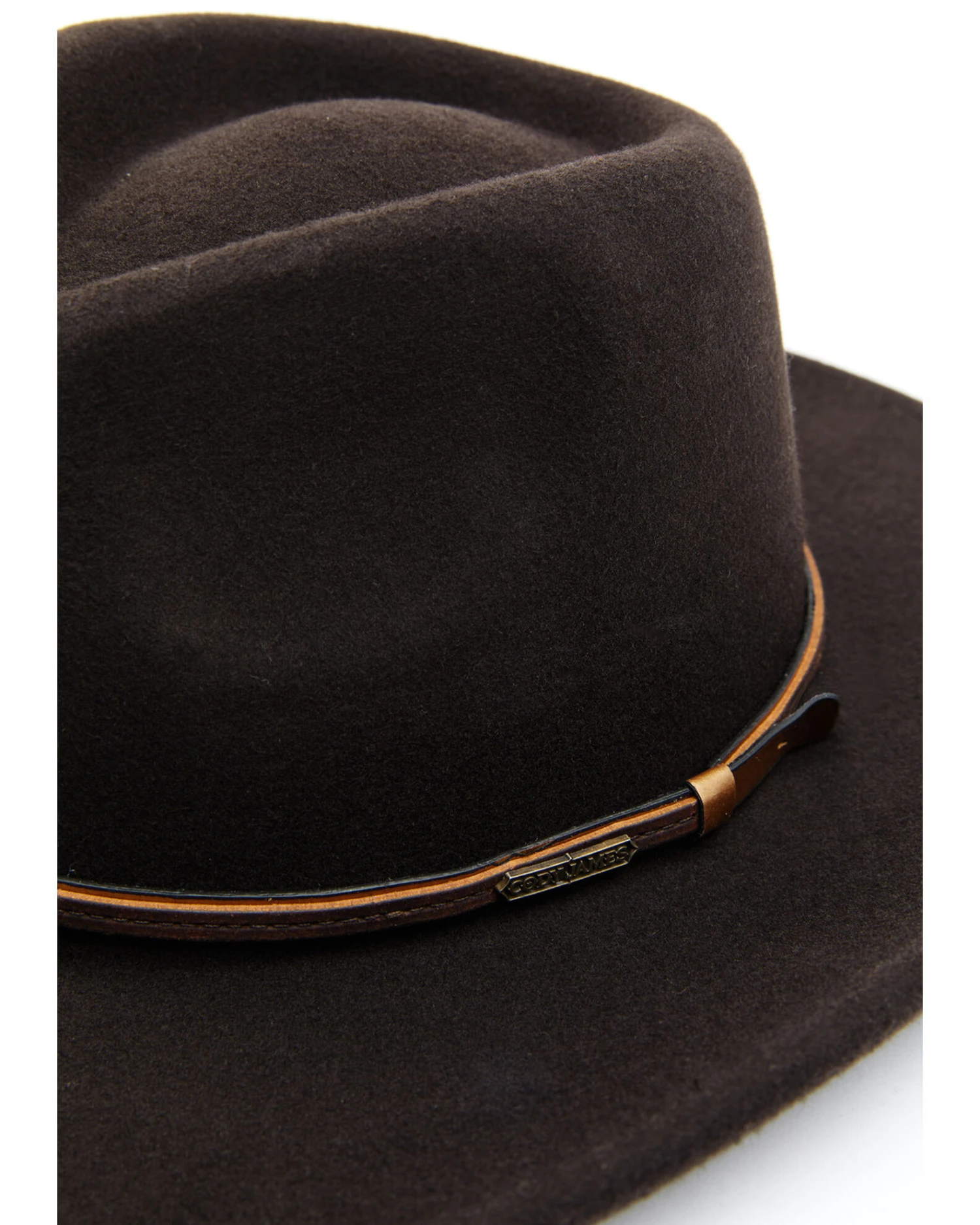Cody James Men's Brown Wool Felt Western Hat 1 Cody James Men's Brown Wool Felt Western Hat