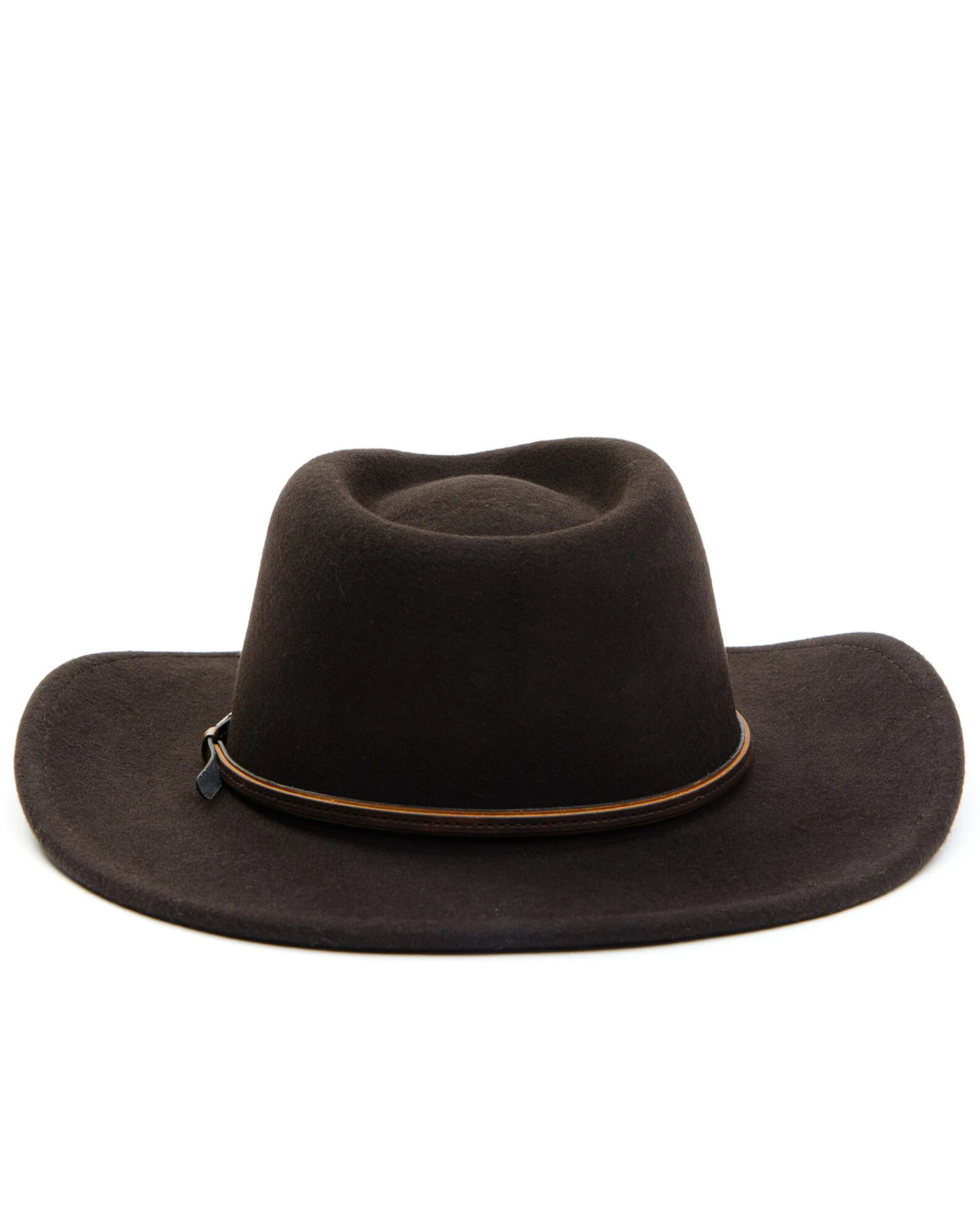 Cody James Men's Brown Wool Felt Western Hat 3 Cody James Men's Brown Wool Felt Western Hat - Image 3