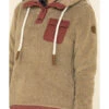 Wanakome Women's Fay Snap Neck Sherpa Hooded Pullover