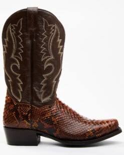 Dan Post Men's Rustic Exotic Python Western Boots - Square Toe -Modern Fashion Sales 2000337030 235 P2