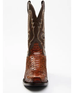 Dan Post Men's Rustic Exotic Python Western Boots - Square Toe -Modern Fashion Sales 2000337030 235 P4