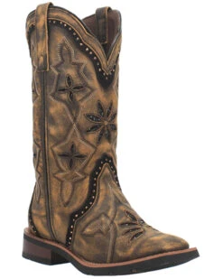 Laredo Women's Bouquet Western Performance Boots - Broad Square Toe -Modern Fashion Sales 2000337534 200 P1