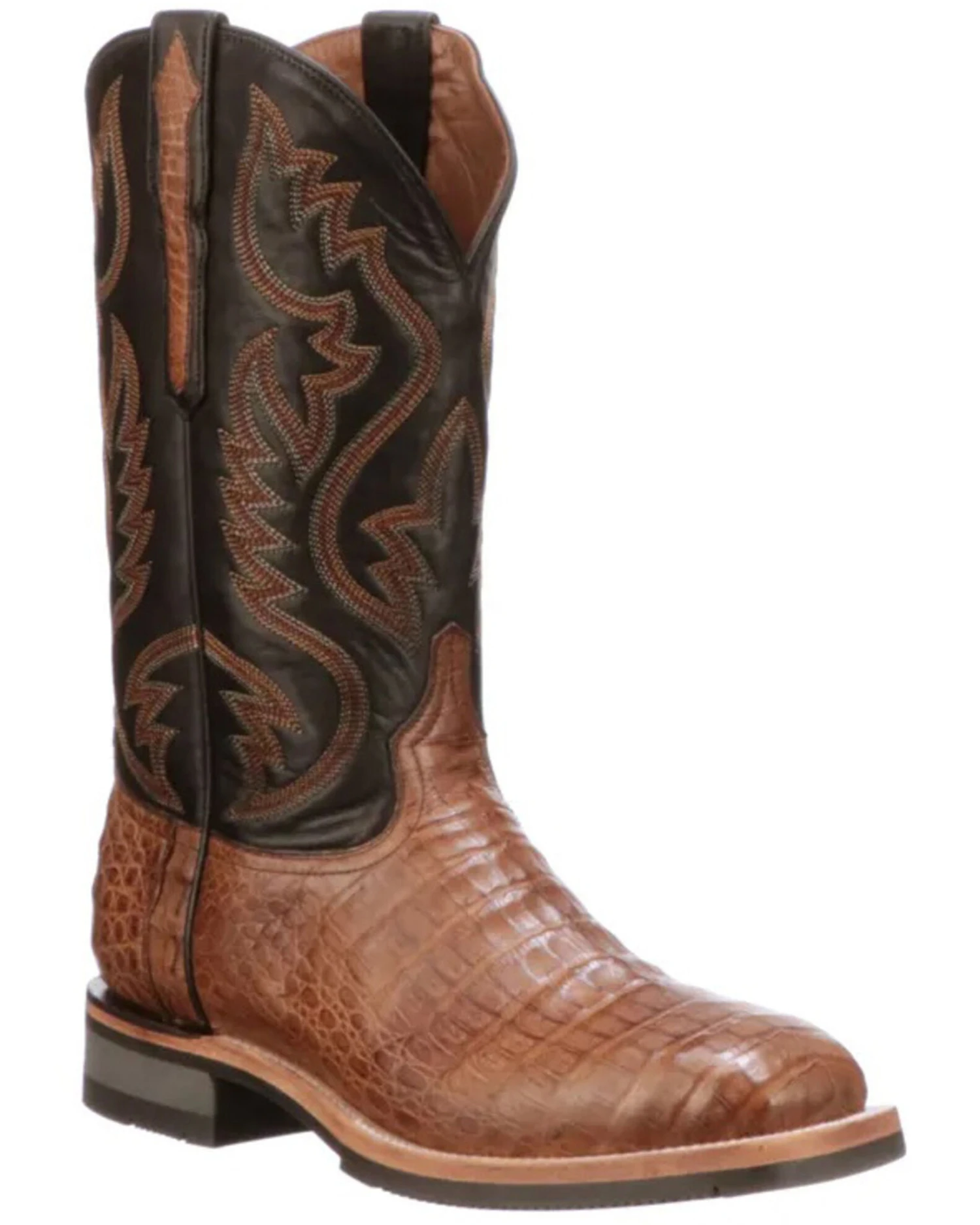 Lucchese Men's Rowdy Western Boots - Square Toe 4 Lucchese Men's Rowdy Western Boots - Square Toe - Image 4