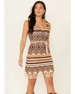 Idyllwind Women's Chilli Havana Nights Crochet Fringe Dress -Modern Fashion Sales 2000338282 641 P1