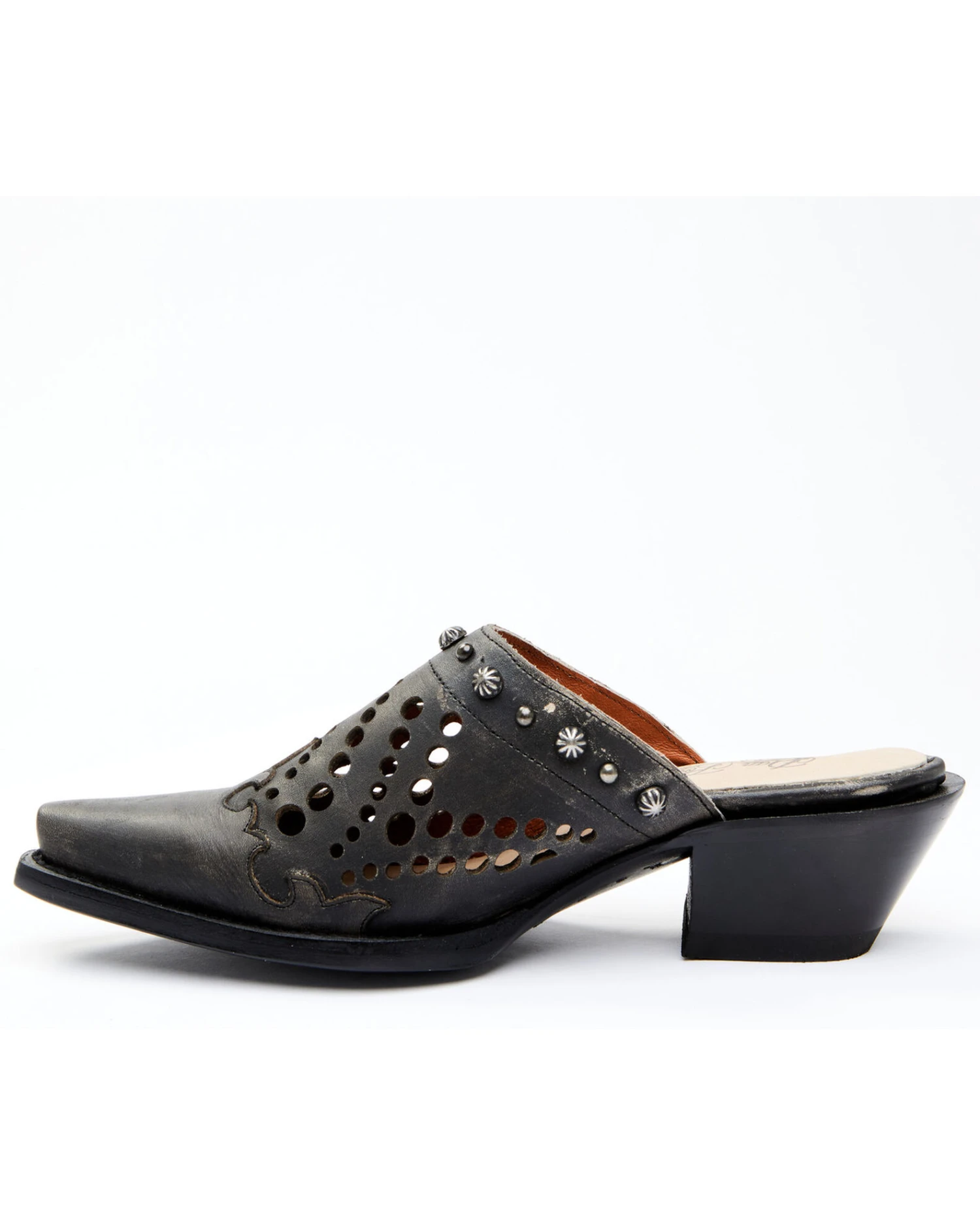 Dan Post Women's Inlay Mules - Snip Toe 3 Dan Post Women's Inlay Mules - Snip Toe - Image 3