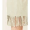Double D Ranch Women's Dee Belted Fringe Leather Skirt