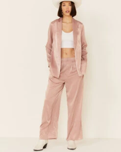 Sadie & Sage Women's Mauve Happy Ever After Open Blazer -Modern Fashion Sales 2000340692 661 P1