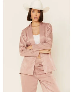 Sadie & Sage Women's Mauve Happy Ever After Open Blazer -Modern Fashion Sales 2000340692 661 P2