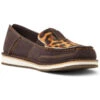Ariat Women's Hair-On Leopard Print Cruiser Shoes - Moc Toe