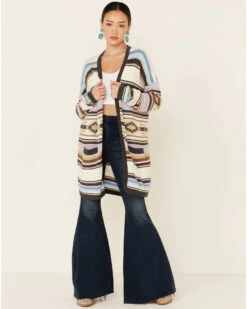 Tasha Polizzi Women's Cream Serape Malibu Cardigan -Modern Fashion Sales 2000341946 110 P2