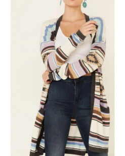 Tasha Polizzi Women's Cream Serape Malibu Cardigan -Modern Fashion Sales 2000341946 110 P3