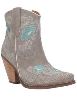 Dingo Women's Tootsie Floral Embroidered Western Fashion Booties - Snip Toe -Modern Fashion Sales 2000344434 020 P1