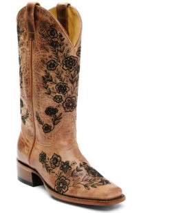 Shyanne Women's Wildflower Western Boots - Square Toe -Modern Fashion Sales 2000345747 271 P1