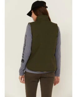 Carhartt Women's Utility Sherpa-Lined Zip-Front Reversible Work Vest
