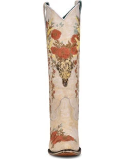 Corral Women's Floral & Deer Embroidered Western Boots - Snip Toe -Modern Fashion Sales 2000351155 100 P3