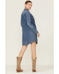 Wrangler Women's Denim Western Long Sleeve Dress -Modern Fashion Sales 2000351207 400 P3
