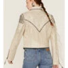 Double D Ranchwear Women's Iced Crystals Leather Jacket
