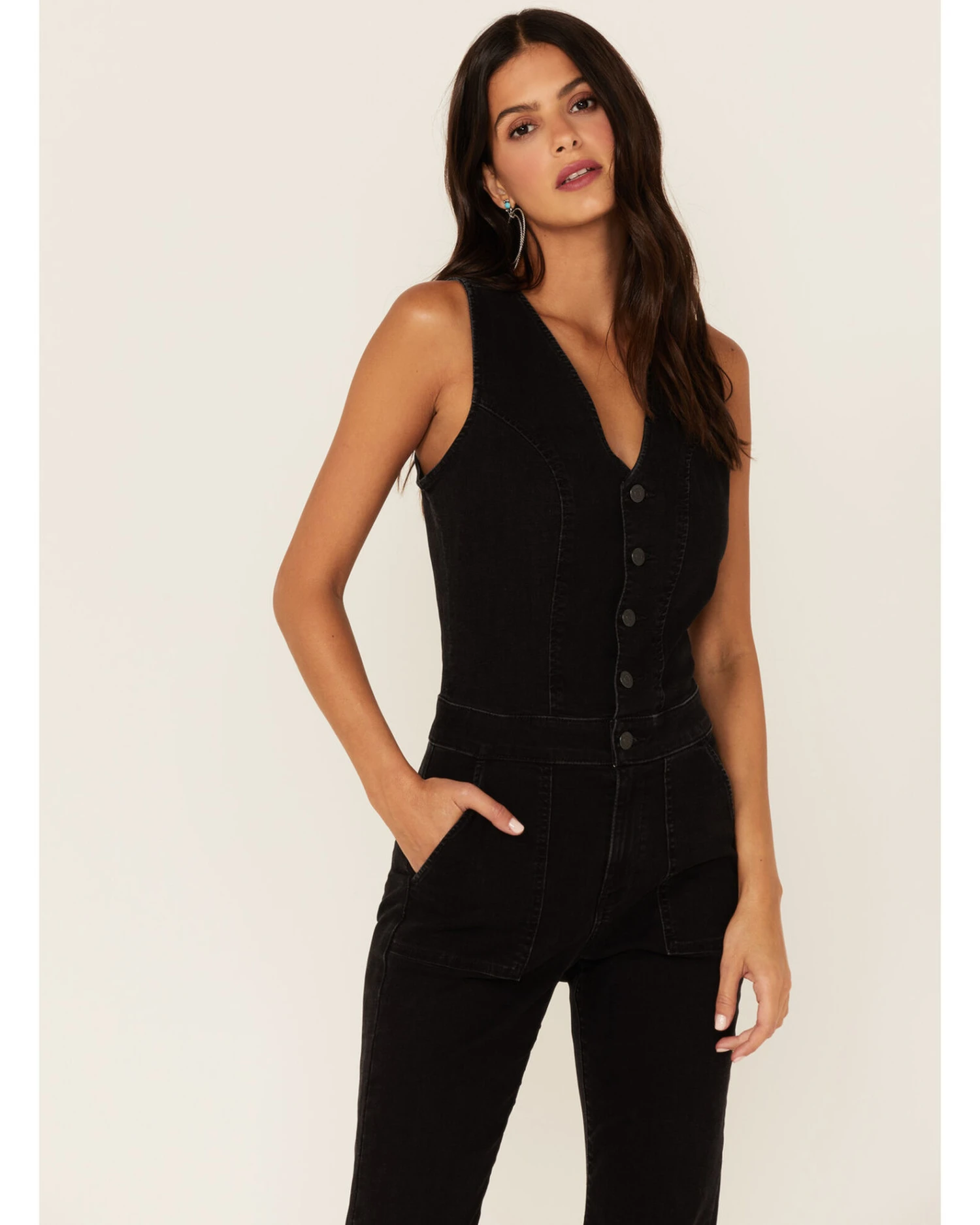 Idyllwind Women's Black Center Stage Jumpsuit 3 Idyllwind Women's Black Center Stage Jumpsuit - Image 3