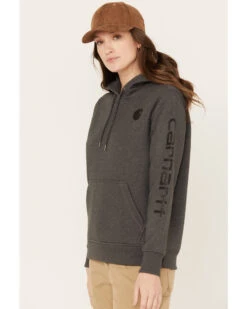 Carhartt Women's Clarksburg Graphic Sleeve Pullover Sweatshirt Hoodie -Modern Fashion Sales 2000352803 001 P1