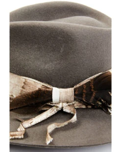 Shyanne Women's Distressed Mirando Ribbon Band Wool Felt Western Hat -Modern Fashion Sales 2000354837 020 P2