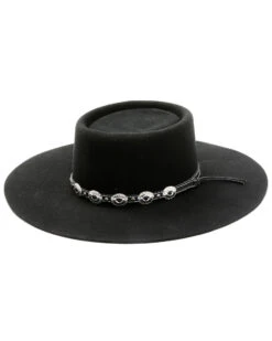 Shyanne Women's Telescope Concho Band Wool Felt Western Hat -Modern Fashion Sales 2000354843 001 P1