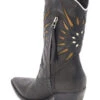 Golo Women's Contrasting Sun Western Boots - Pointed Toe