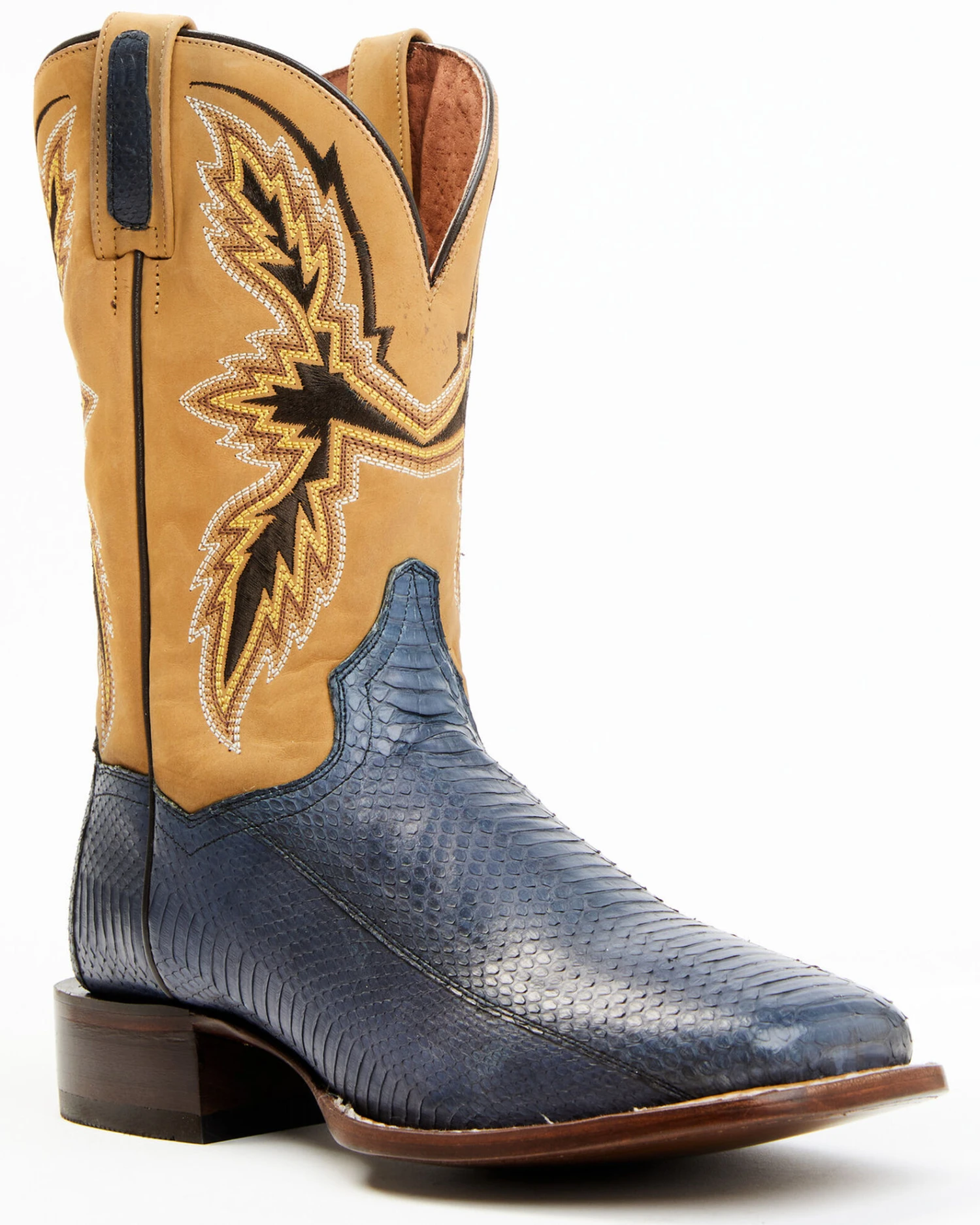 Dan Post Men's Exotic Water Snake Western Boots - Broad Square Toe 2 Dan Post Men's Exotic Water Snake Western Boots - Broad Square Toe - Image 2