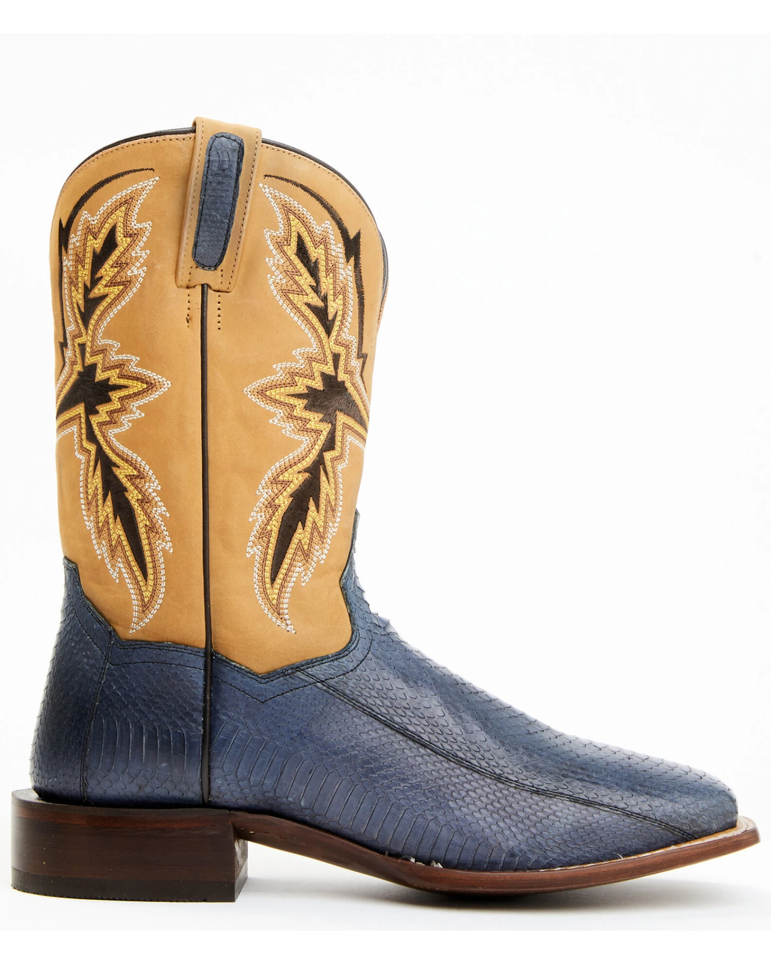 Dan Post Men's Exotic Water Snake Western Boots - Broad Square Toe 4 Dan Post Men's Exotic Water Snake Western Boots - Broad Square Toe - Image 4