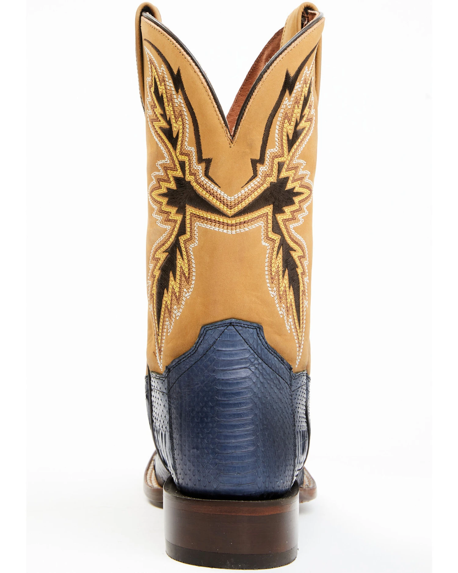 Dan Post Men's Exotic Water Snake Western Boots - Broad Square Toe 1 Dan Post Men's Exotic Water Snake Western Boots - Broad Square Toe
